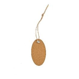 carte etiquette D�co r�tro avec oeillet et lien