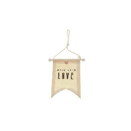 Fanion tissu � suspendre made with Love