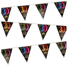 Guirlande fanions anniversaire chic