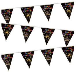 Guirlande fanions anniversaire chic