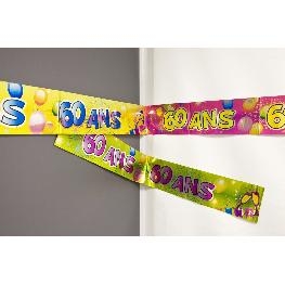 Banni�re anniversaire metallis�e POP