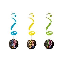 Suspension spirale anniversaire Chic