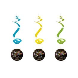 Suspension spirale anniversaire Chic