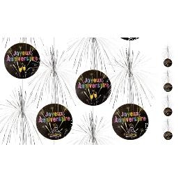 Suspension anniversaire cascade chic