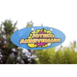 Sticker repositionnable Joyeux Anniversaire