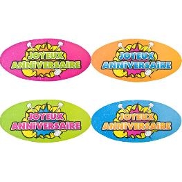 Sticker repositionnable Joyeux Anniversaire
