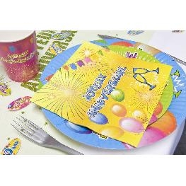 Serviette Papier Anniversaire