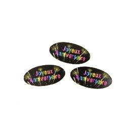 Confetti de table en papier Anniversaire chic