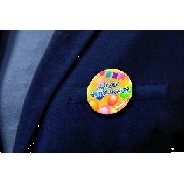 Badge m�tal Anniversaire Pop
