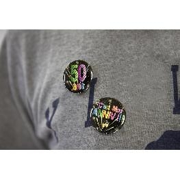 Badge m�tal Anniversaire Chic