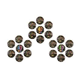 Badge m�tal Anniversaire Chic