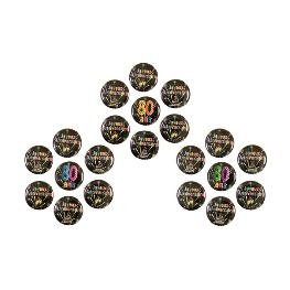 Badge m�tal Anniversaire Chic