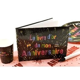 Livre d'or joyeux Anniversaire CHIC
