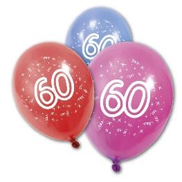 Ballon imprim� ' Age ' x 8 