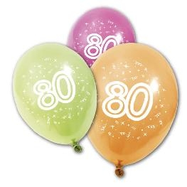 Ballon imprim� ' Age ' x 8 