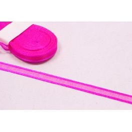 Ruban Organza bord� satin 