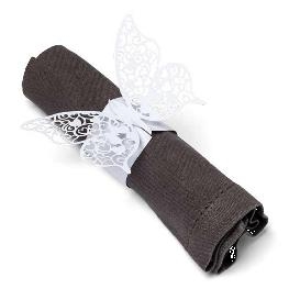 Rond de serviette Papillon