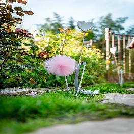 Pompon tulle sur pic