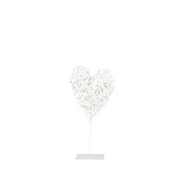 Coeur rotin sur pied