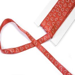Ruban satin coeur