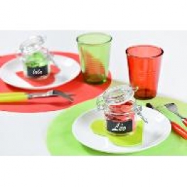 Set de table rond tissu non tiss�