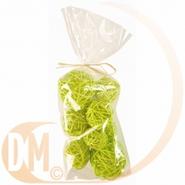 Sachet de boules rotin diam�tre assortis ou unique