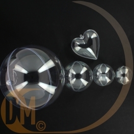 Boule et coeur plexi deco