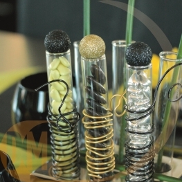 Eprouvette verre 5,10 et 15 cm