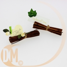 Fagot de bois pour la d�co de table ( Par 5 ou 6 ) 